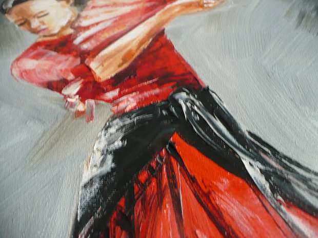 TANCERKA FLAMENCO Dorota Łaz TouchofArt