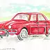 Bożena Ronowska - Renault Dauphine Deluxe del 1962