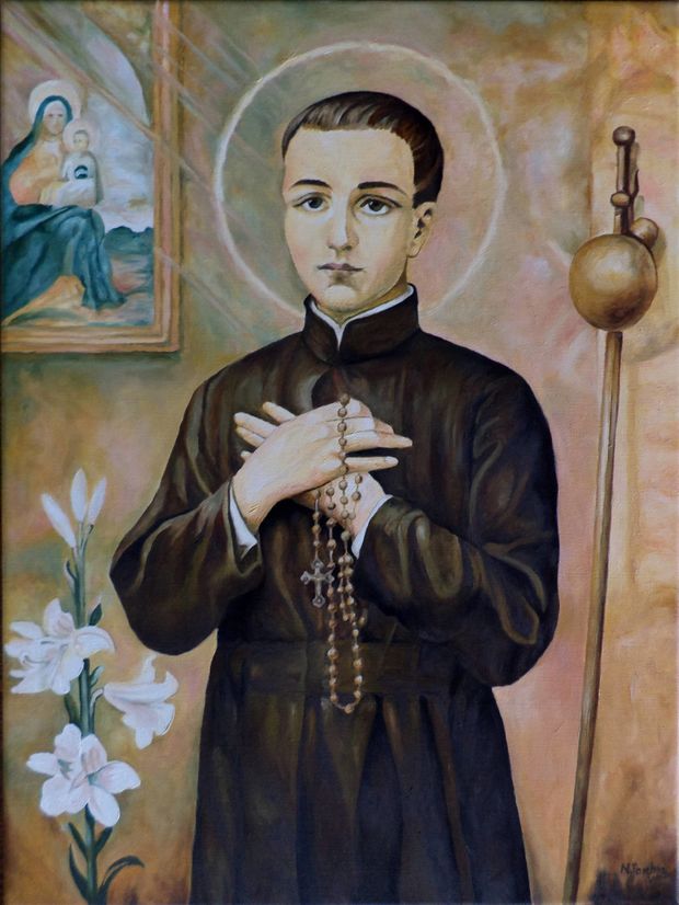 St. Stanislaw Kostka Maciej Porębny TouchofArt